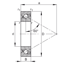 ǽ|S BSB040072-2RS-T, 򣬽| a = 60ƹɂ(c)ܷ