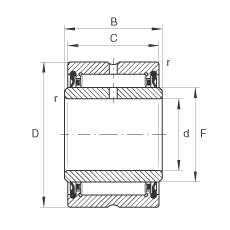 LS NA4904-2RSR, ߴϵ 49ɂ(c)ܷ