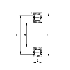 ΝLS 20207-K-TVP-C3, (j) DIN 635-1 (bio)(zhn)Ҫߴ, FףF 1:12