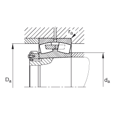 {(dio)ĝLS 24064-B-K30-MB, (j) DIN 635-2 ˜ʵҪߴ, FףF 1:30